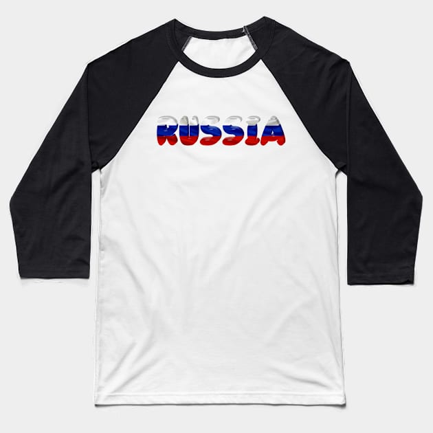 Russia! Baseball T-Shirt by MysticTimeline